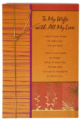 Picture of American Greetings Wife Birthday Card 1 Pc