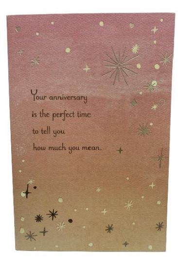 Picture of American Greetings Anniversary Cards 1 Pc