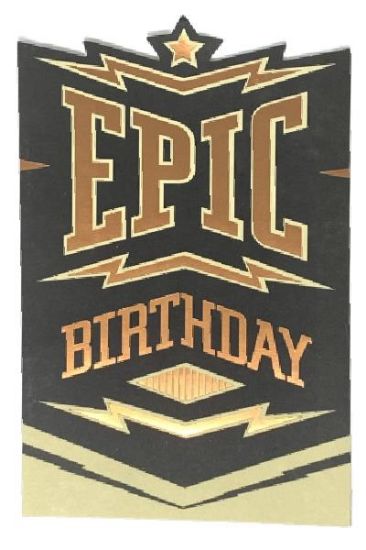 Picture of American Greetings Epic Birthday Card 1 Pc