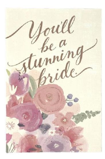 Picture of American Greetings You/'Ll Be A Stunning Bride 1 Pc