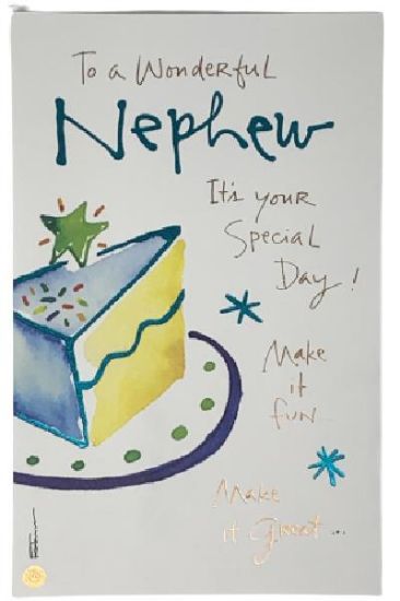 Picture of American Greetings Nephew Happy Birthday Card 1 Pc