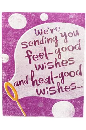 Picture of American Greetings Get Well Card 1 Pc