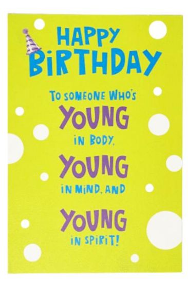 Picture of American Greetings Humorous Birthday Cards 1 Pc