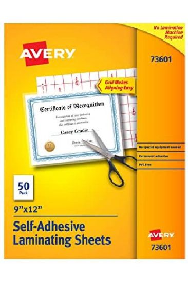Picture of Avery Lamination Sheet 2 Pc
