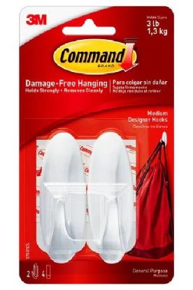 Picture of Command Hooks Medium 2 Pk