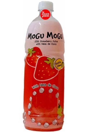 Picture of Mogu Mogu Strawberry Nata De Coco 33.8 Oz