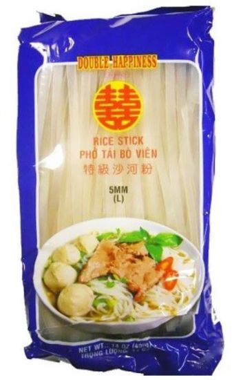 Picture of Double Happiness Dh Rice Stick (L) 5 Mm 14 Oz