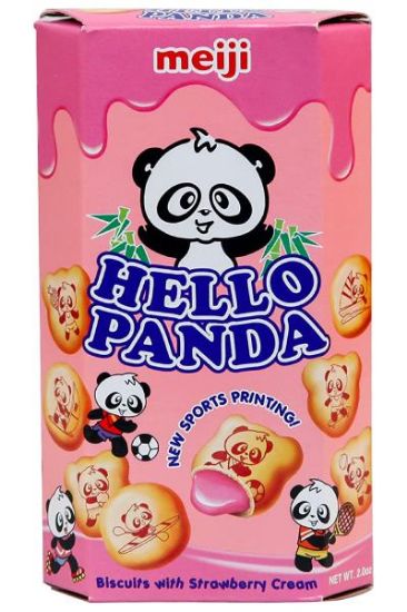 Picture of Meiji Hello Panda Strawberry 2 Oz
