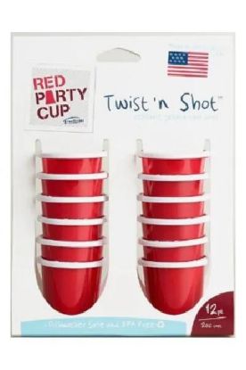 Picture of Twist N Shot Red Party Cup 12 Pc