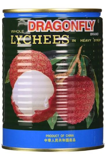 Picture of Dragonfly Lychee In Syrup 20 Oz