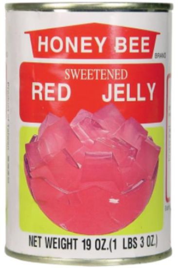 Picture of Honey Bee Red Grass Jelly 19 Oz