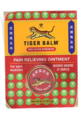 Picture of Tiger Balm Red Extra Strenght Pain Relieving Ointment 0.14 Oz