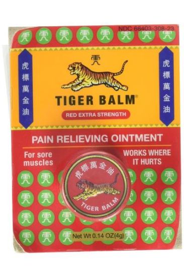Picture of Tiger Balm Red Extra Strenght Pain Relieving Ointment 0.14 Oz