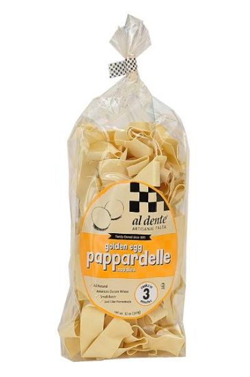 Picture of Al Dente Golden Egg Pappardelle Noodles 12 Oz