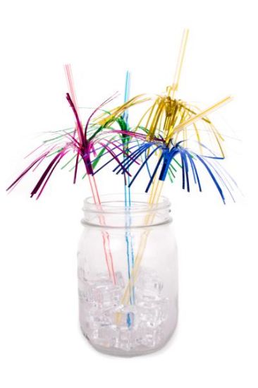 Picture of Chef Craft Flexible Umbrella Straws 8 Pk
