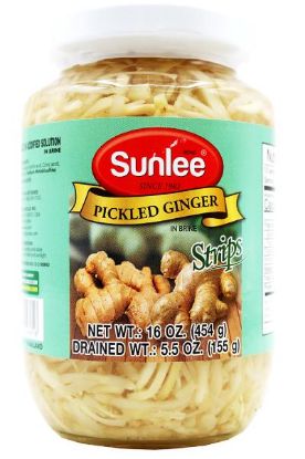 Picture of Dragonfly Pickled Ginger Strip 16 Oz