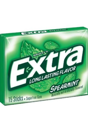 Picture of Extra Spearmint Bag 20 Sticks