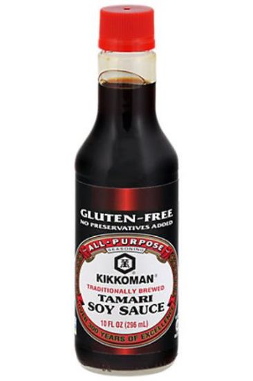 Picture of Kikkoman Traditionally Brewed Tamari Sauce 10 Oz