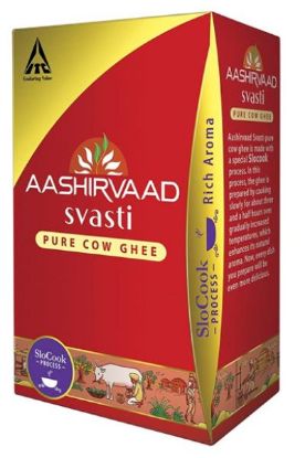 Picture of Aashirvaad Svasti Pure Cow Ghee 15.87 Oz