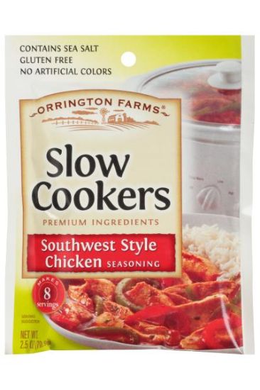 Picture of Orrington Farms Slow Cookers Southwest Style Chicken Seasoning 2.50 Oz