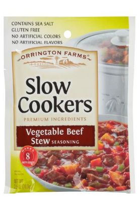 Picture of Orrington Farms Slow Cookers Vegetable Beef Stew Seasoning 2.50 Oz