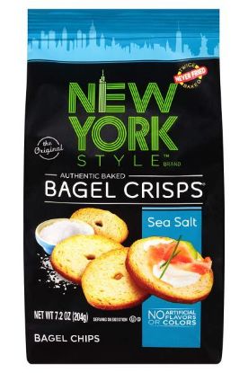 Picture of New York Style Sea Salt Bagel Crisps  7.2 Oz