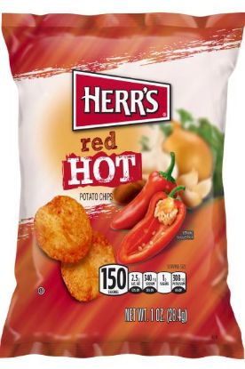 Picture of Herrs Red Hot Potato Chips 3.50 Oz