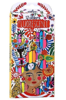 Picture of Eeboo Fluorescent Pencils 12 Pc