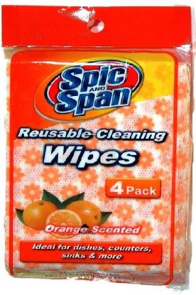 Picture of Spic And Span Reusable Cleaning Wipes 4 Pk