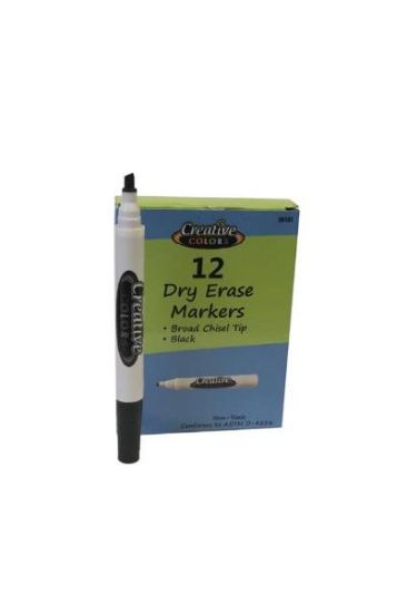 Picture of Creative Color Dry Erase Markers 12 Pc