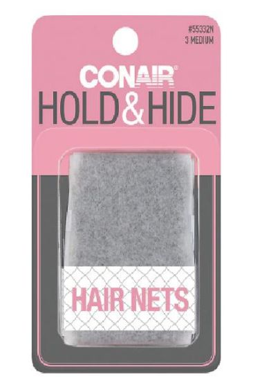 Picture of Conair Hold & Hide Hair Nets (3 Medium) 3 Pc