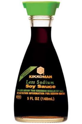 Picture of Kikkoman Less Sodium Soy Sauce Dispenser Bottles 5 Oz