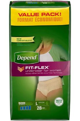 Picture of Depend Women Maximum L Size 28 Ct