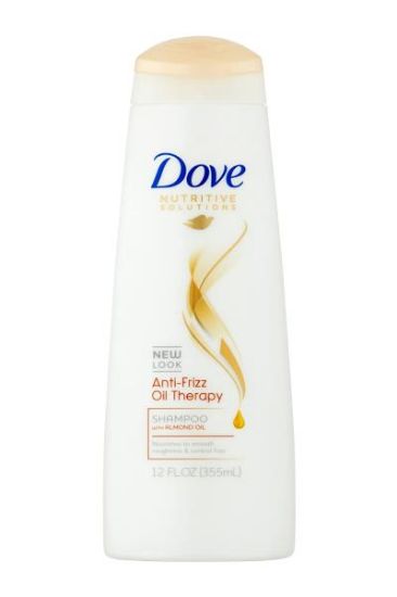 Picture of Dove Anti Frizz Oil Therapy Shampoo 12 Oz
