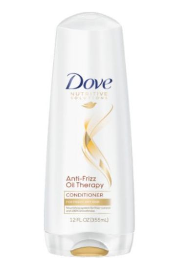 Picture of Dove Anti Frizz Oil Therapy Conditioner 12 Oz