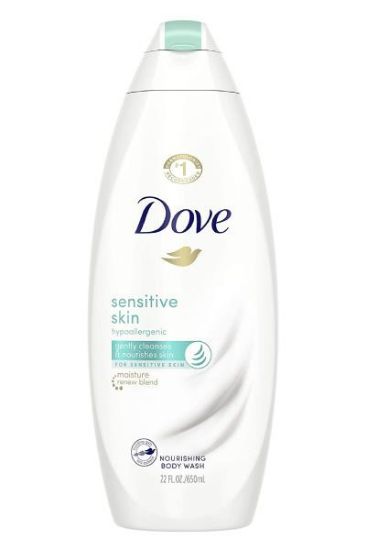 Picture of Dove Sensitive Skin Moisture Body Wash 22 Oz