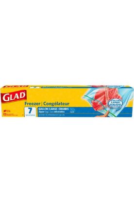 Picture of Glad Freezer Gallon Zipper Bag 7 Bag
