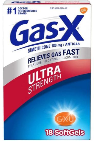 Picture of Gas X Ultra Strength 18 Ct