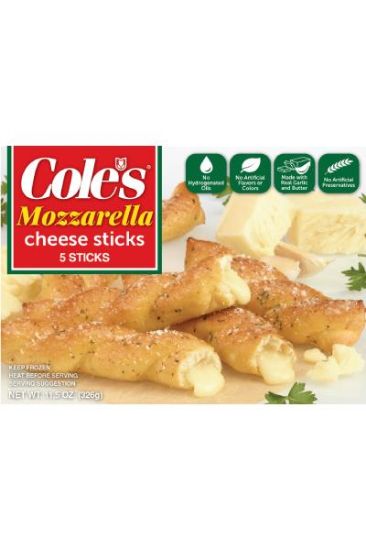 Picture of Coles Mozzarella Cheesesticks 11.5 Oz