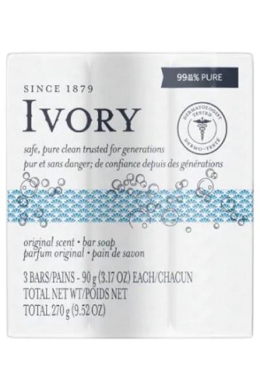 Picture of Ivory Original Scent Bar Soap 3 Ct