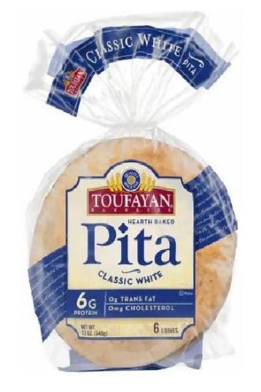 Picture of Toufayan Pita Bread White 12 Oz