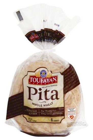 Picture of Toufayan Pita Whole Wheat 12 Oz