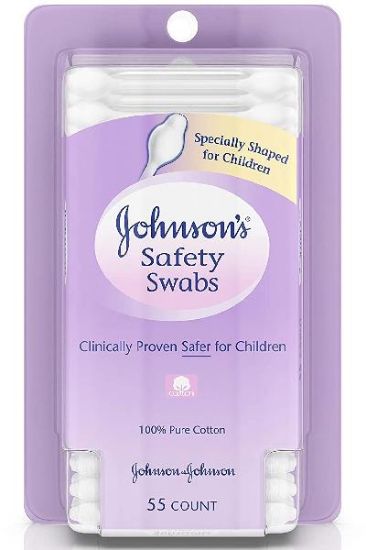 Picture of Johnson/'s Safety Swabs 55 Ct
