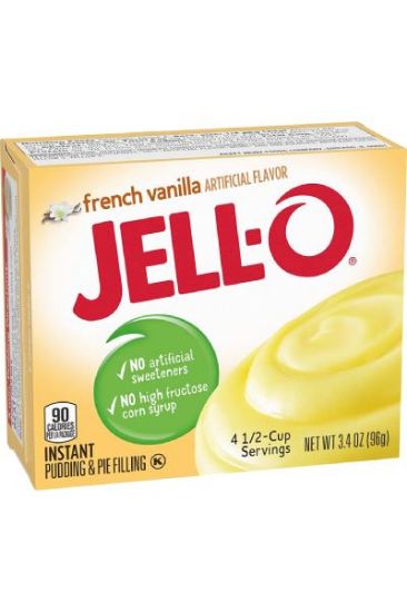 Picture of Jello - O French Vanilla Flavor Instant Pudding 3.40 Oz