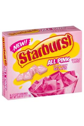 Picture of Starburst All Pink Strawberry Gelatin 6 Ct