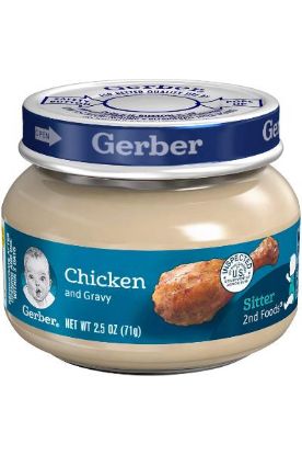 Picture of Gerber Chicken In Gravy Stage Food Sitter 2.50 Oz
