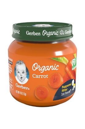 Picture of Gerber Organic Carrot 1 Food 4 Oz