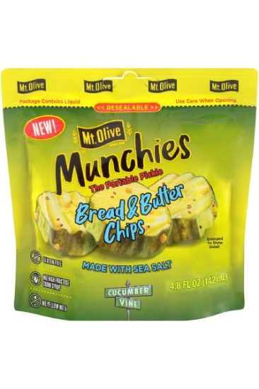 Picture of Mt.Olive Munchies Bread & Butter Chips 4.80 Oz