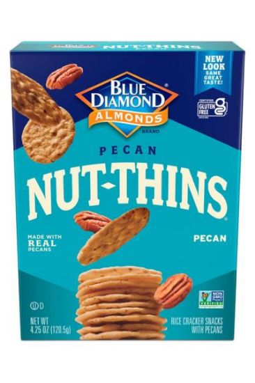 Picture of Blue Diamond Pecan Nut Thins 4.25 Oz