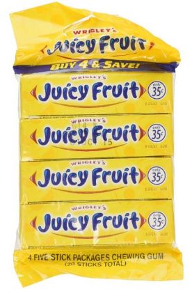 Picture of Wrigleys Juicy Fruit 4 Pk